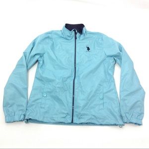 US Polo Assn Rain Jacket Windbreaker Women M